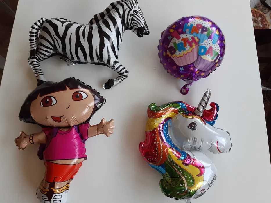 Балони фолиеви надути с въздух, на пръчка