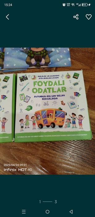 Kitoblar toʻplami ichida 5tadan boladi