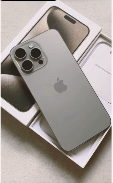 Айфон 15про на 1 трб серебристый