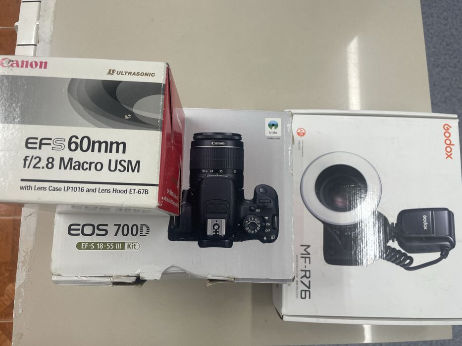 Canon eos700d + canon macro f2.8 60mm