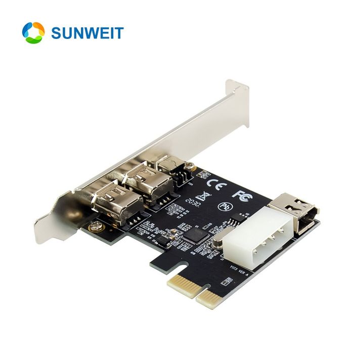 # PCi-e IEEE 1394A FireWire card Плата расширения карта для ПК