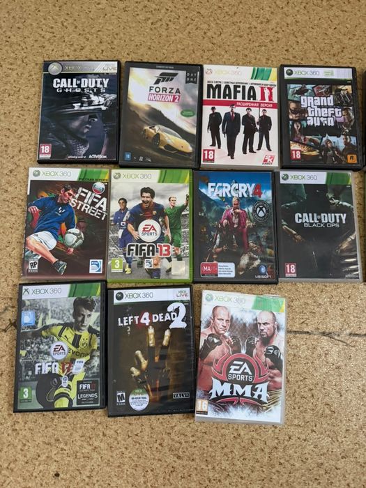 Продам игровые диски для ХБОКС 360
