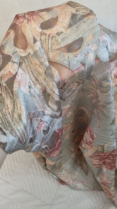 Штора с люриксом