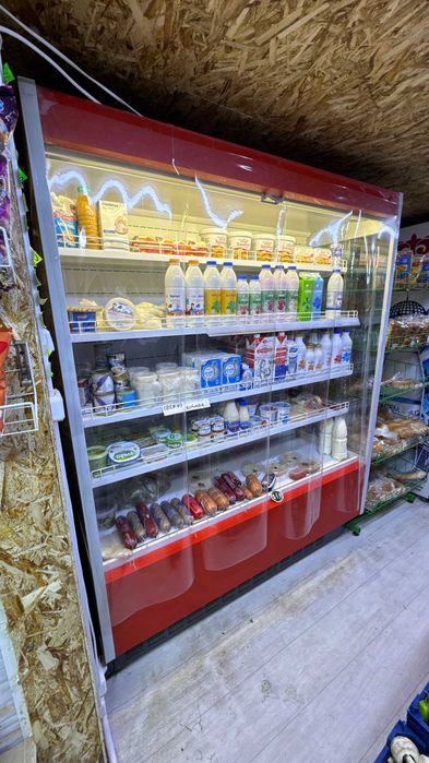 Холодильная горка открытый холодильник для молочки колбасы сыра айрана
