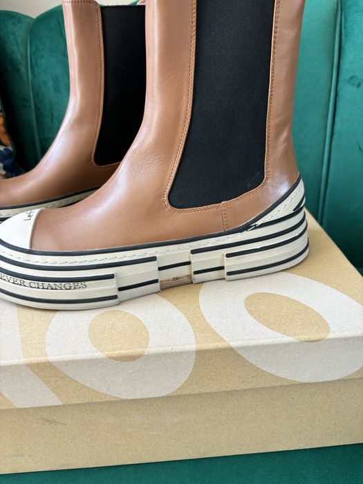 Боти естествена кожа