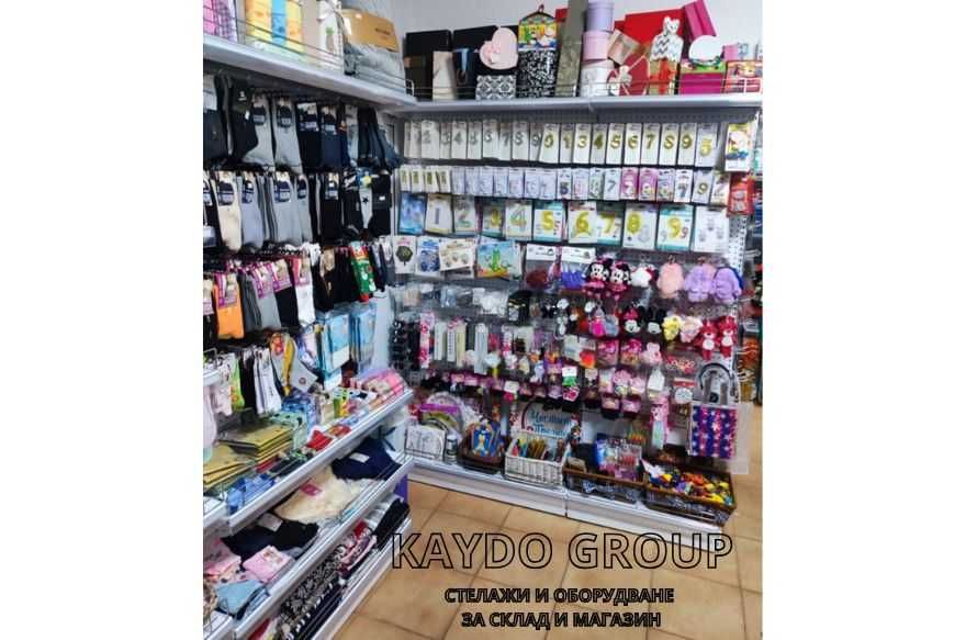 Магазинен стелаж, рафт, метални стелажи, професионално оборудване