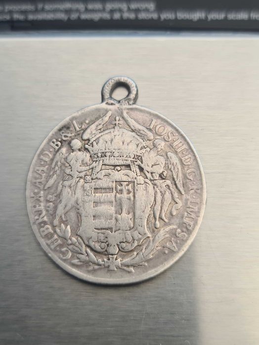 Moneda argint 1783 Regatul Ungariei 13,93grame.