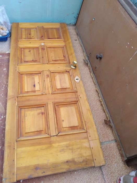 Железная дверь-5мм+деревянное дверь