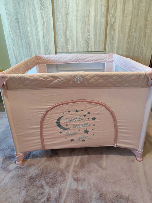 Кошара за спане и игра Lorelli Premium - Sunny Playground, Rose Star