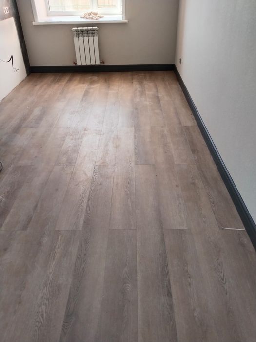 Настил линолеума, ламината