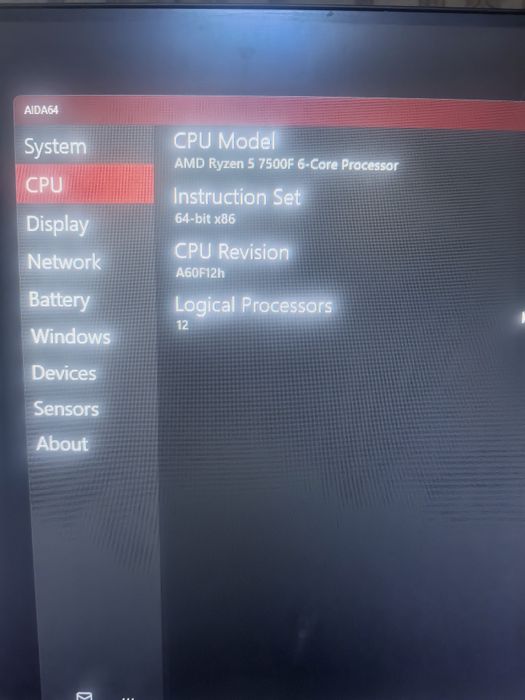 Ryzen 5 7500f / RTX 3060 / Системник