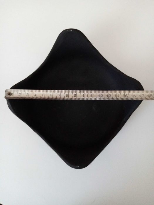 Керамичен чер комплект/ваза и фруктиера/, стъклена фруктиера.