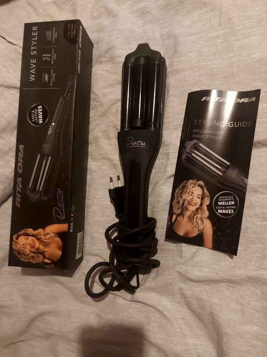 Ретро преса  за коса за ретро къдрици с дисплей керамично покритие