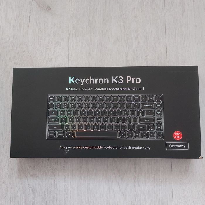 Ултратънка механична клавиатура Keychron K3 Pro QMK/VIA (Bluetooth / Жична) – Пълен Комплект