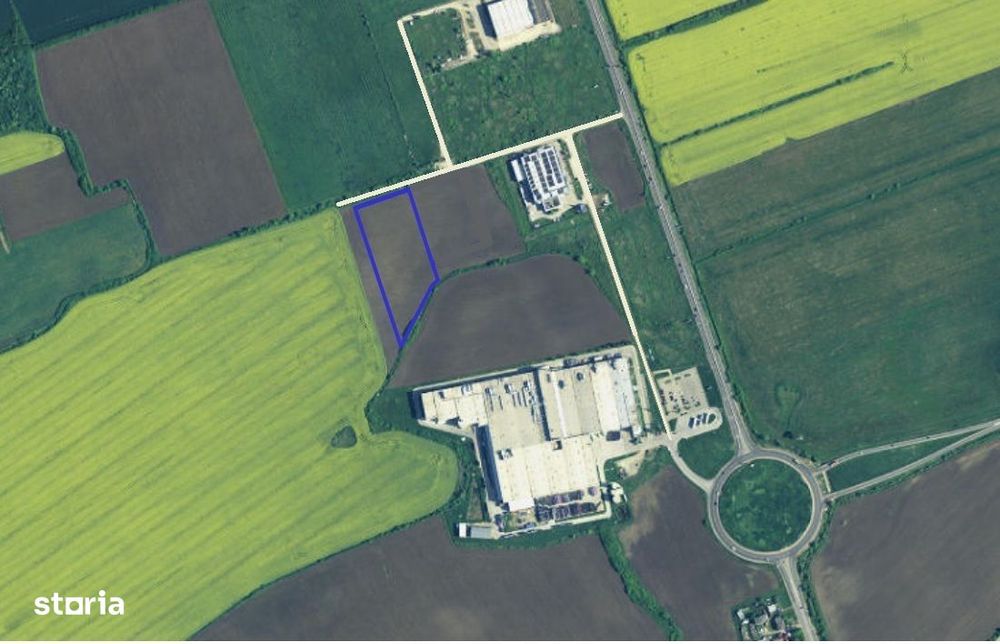 Teren cu PUZ 1,7 HA zona Mahle