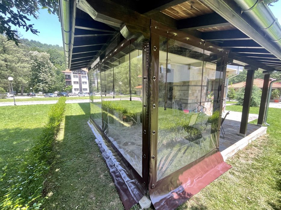 Ветроупорни завеси шатри ветробрани тенти найлони ПВЦ винил