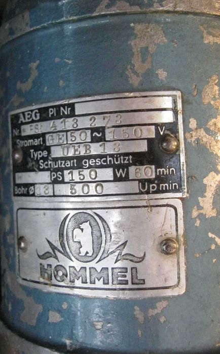 Bormasina AEG, integral metalica, mandrina rapida, heavy duty