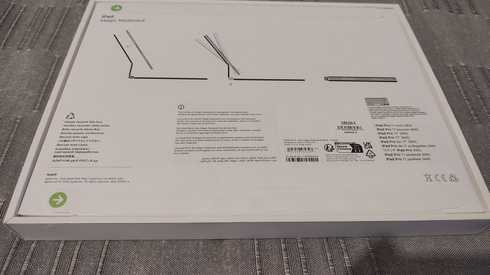 apple ipad magic keyboard model a2965 mwr03fa noua sigilata