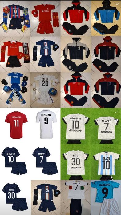 Шапка + Шал Реал Мадрид Безнезма /Винисиус 2022 Зима + Детски Комплект