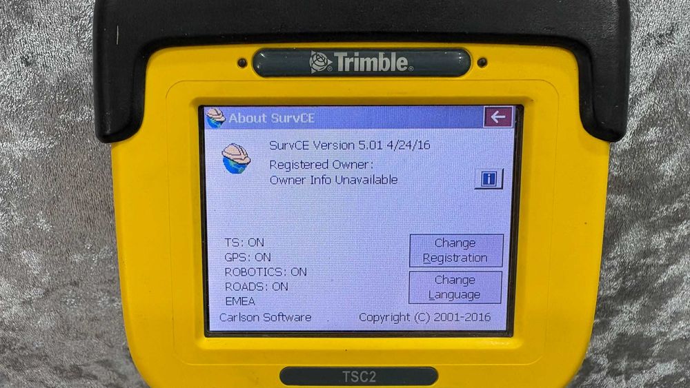 Trimble NOMAD TSC2 GPS Controler + soft  SURVEY 12.50 + SURCE 4 RTK