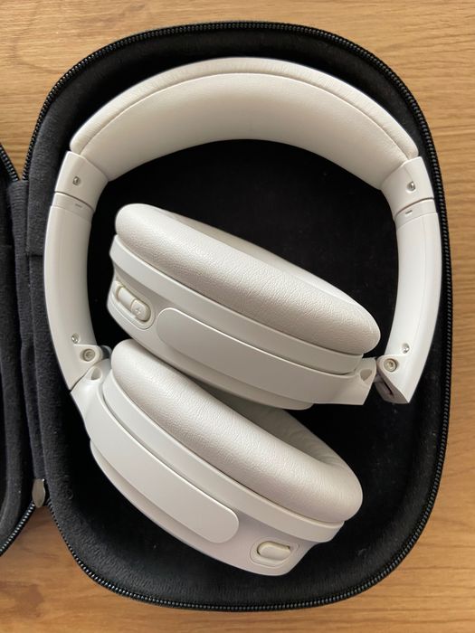 Безжични слушалки Bose - QuietComfort, цвят White Smoke