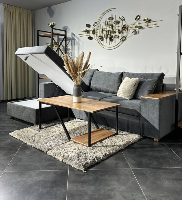 Диван с оттоманкой Оливия