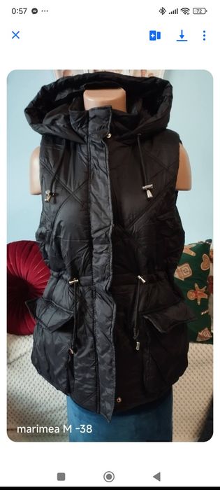 Vand vesta + bluzon.