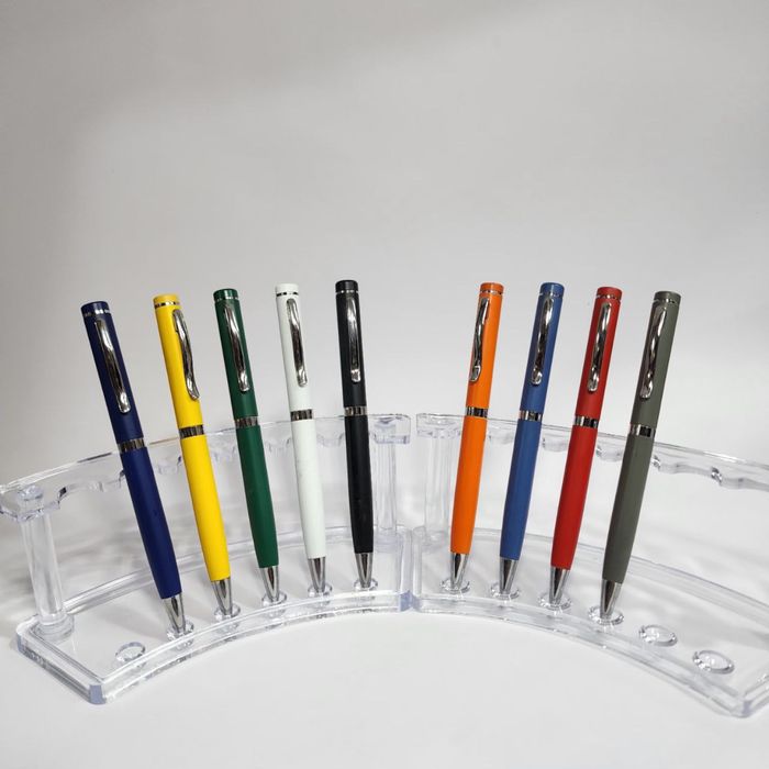 Металлические пластиковые ручки с логотипом