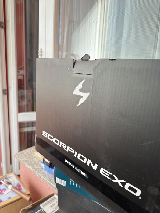 Scorpion Exo Tech Evo Solid Carbon Helmet