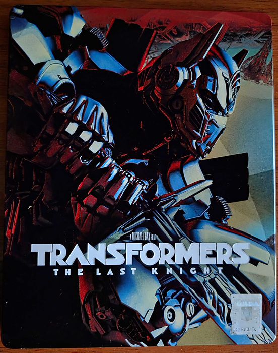 Vand steelbook Transformers - The Last Knight bluray 3D+2D, nerulat