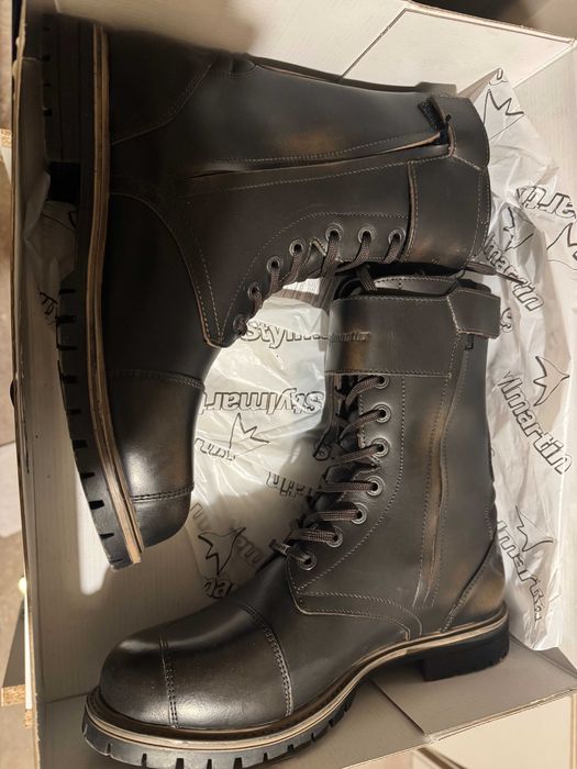 мото боти естествена кожа