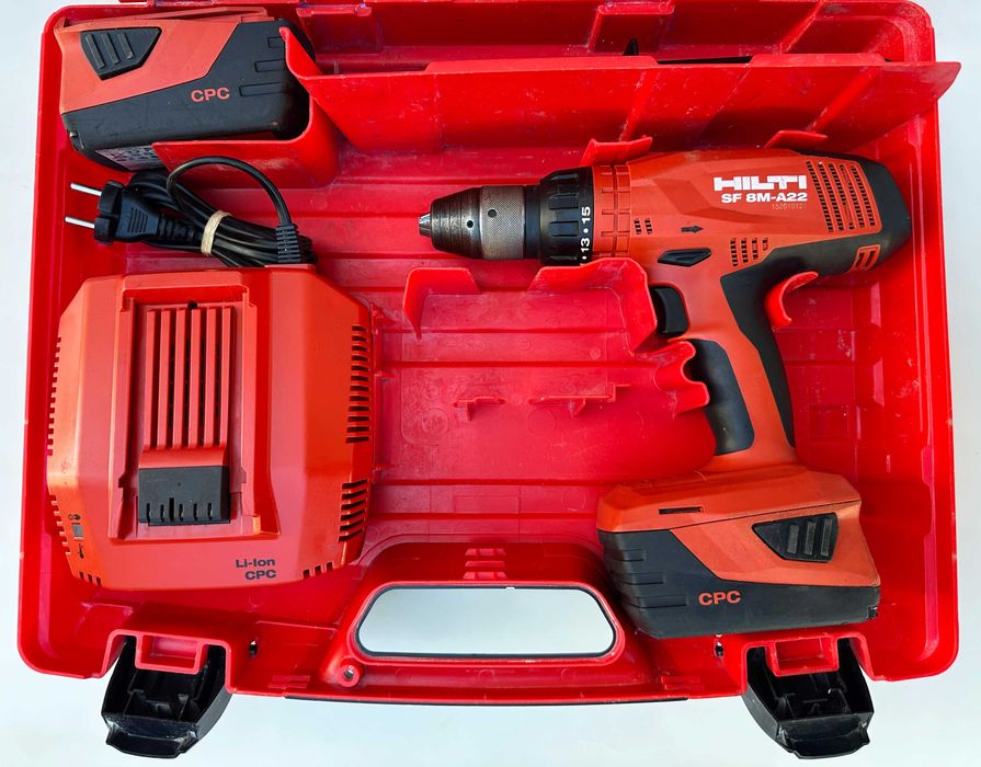 Hilti SF 8M-A22 - Мощен четерискоростен винтоверт 2x22V 5.2Ah