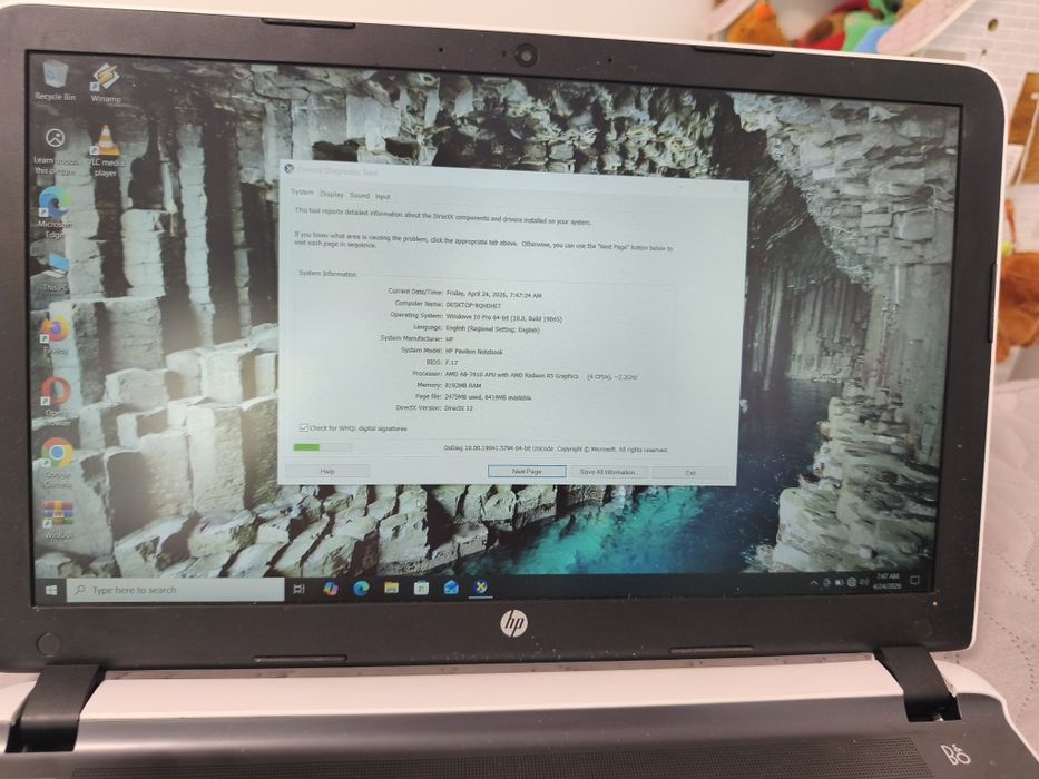 Laptop gaming HP i5 Ram 8Gb ddr4 video 4Gb ssd Win 10 GTA ROBLOX CS Minecraft office display 17"