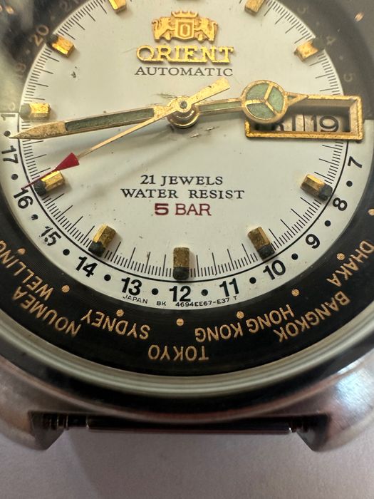 ORIENT World Time Automatic. 70-те години на миналия век.