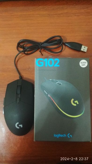 Новая мышка Logitech G102 и asus k96 в б/у состоянии