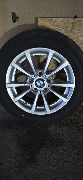 BMW ДЖАНТИ СЪС ЛЕТНИ ГУМИ 205/60/16 7J ET315x120 ЦО70 ДОТ 2619