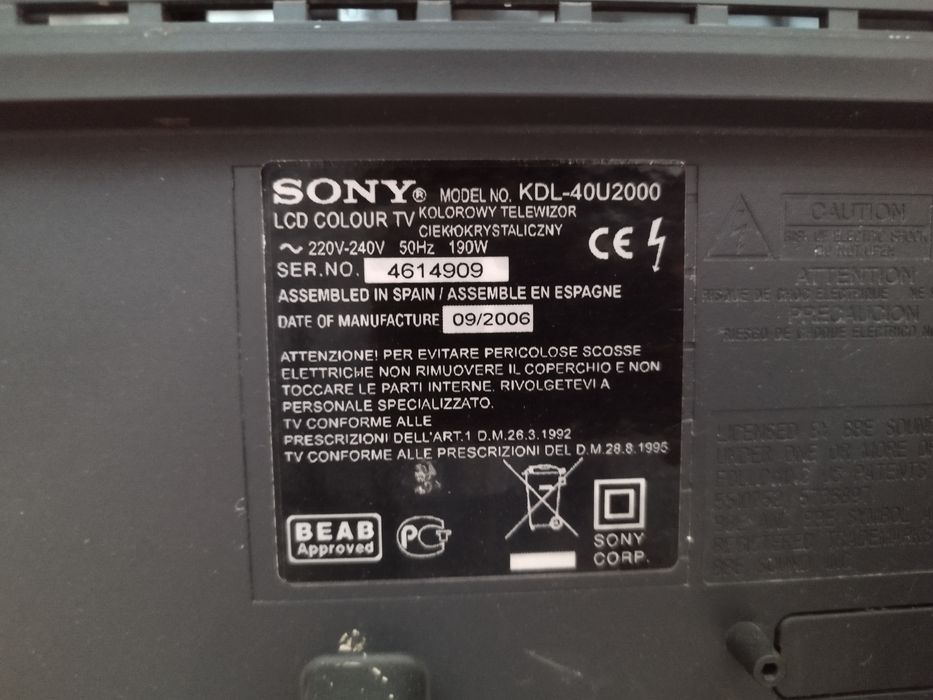 Телевизор Sony  и Тoshiba