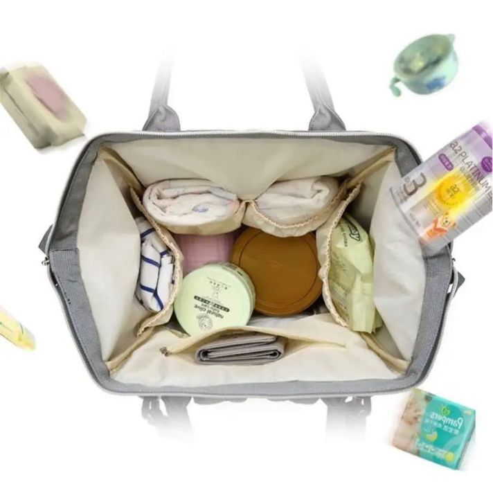 Рюкзак для мам с usb и термокарманами