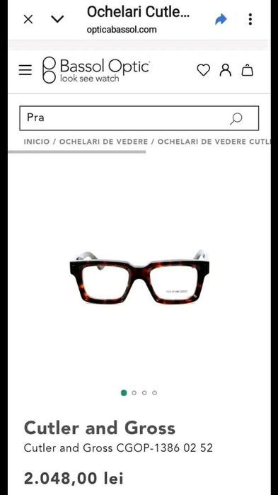 Rame ochelari Cutler and Gross