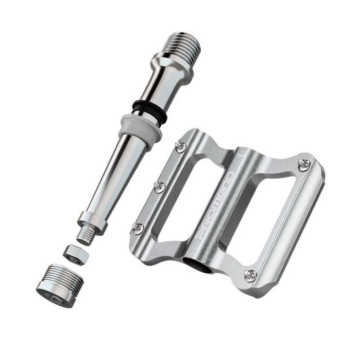 Ултра леки алуминиеви педали за велосипед PROMEND R41, Черни, 250гр.