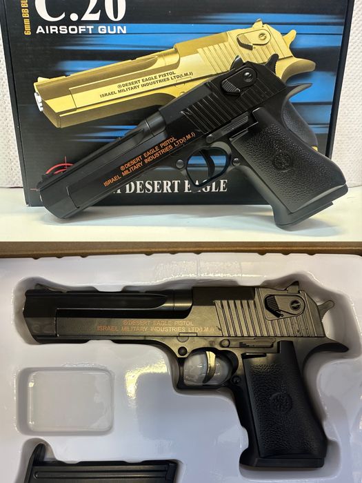 Метални Airsoft Пистолети + 1000 топчета подарък НОВИ МОДЕЛИ