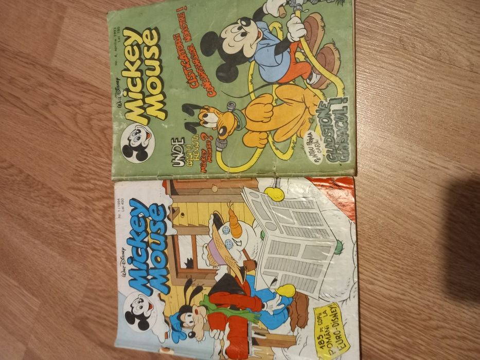 Reviste mickey mouse editura egmont..stare conform foto