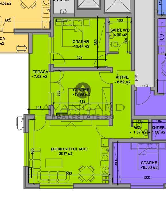 Продава се Тристаен апартамент в Пловдив, Кючук Париж - 109 кв.м за 1002 €/кв.м - Снимка #1