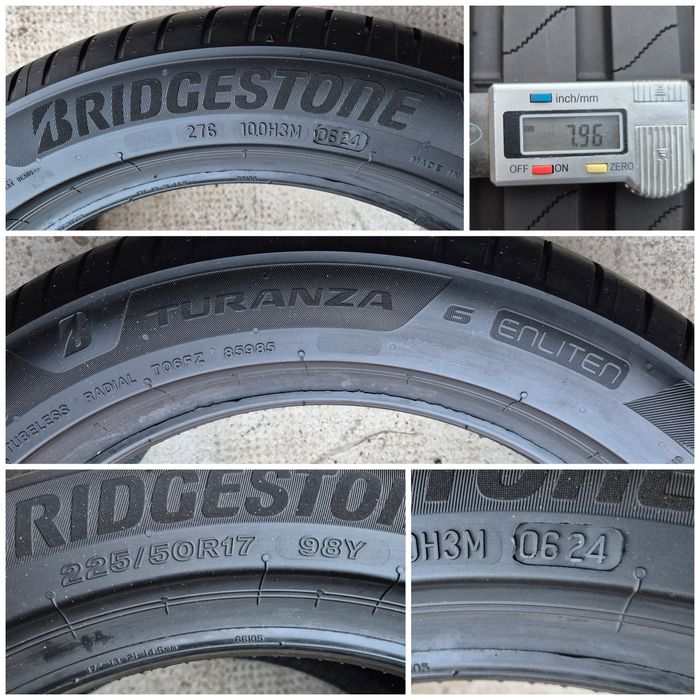 O bucată 225/50 R17 vară - una Michelin Bridgestone Dunlop Vredestein