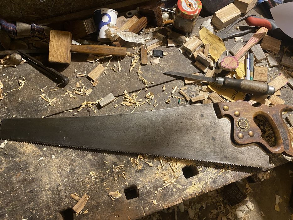 Английски трион Spear and Jackson, над 90-годишен