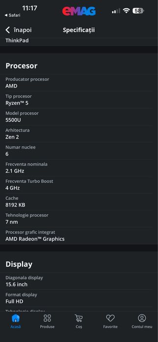 Lenovo e15 gen 3 Ryzen 5