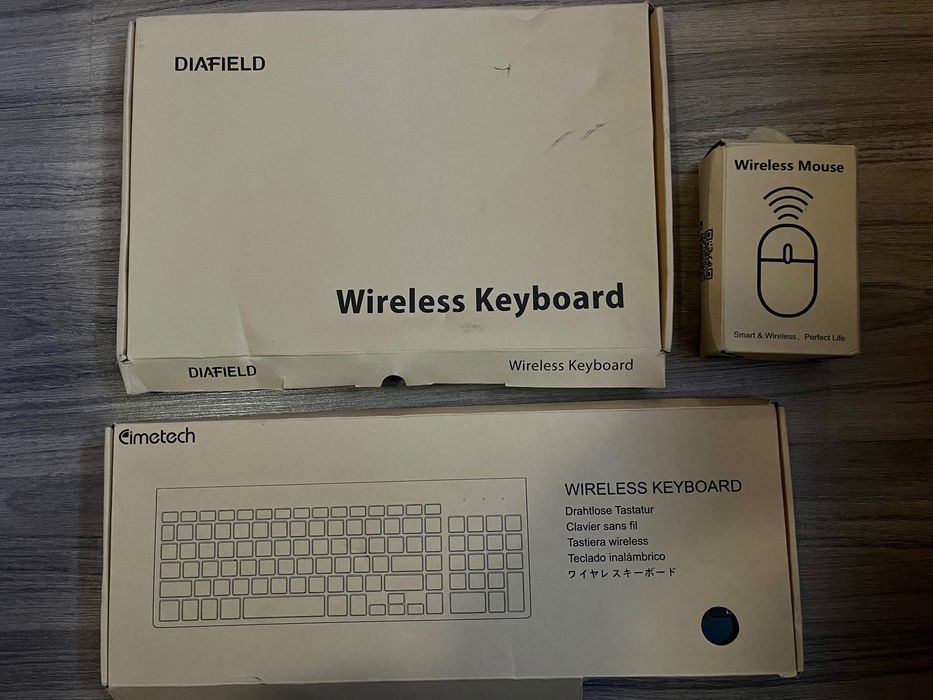 Клавиатура с мишка безжична