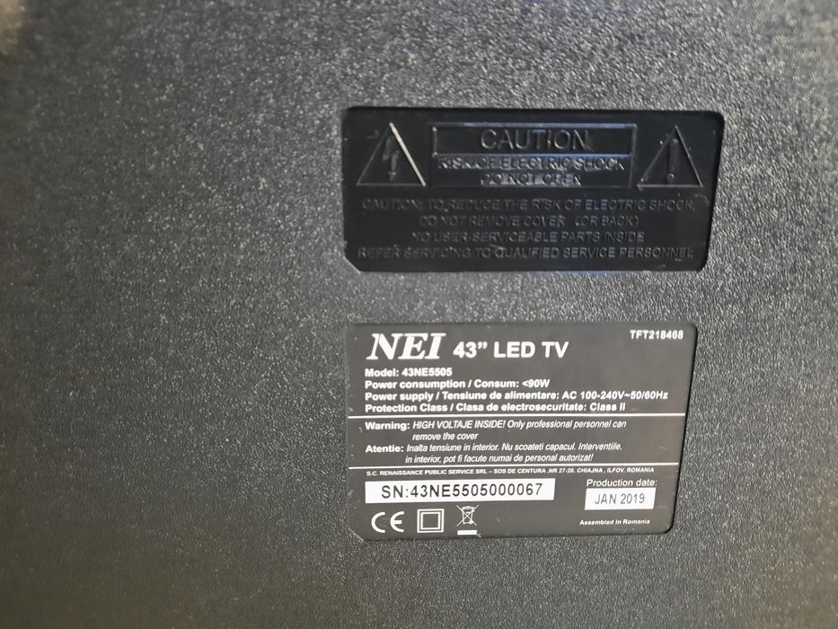 Tv Nei model 43NE5505