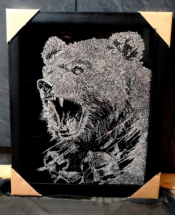 Картина интерьерная. Картина из страз.