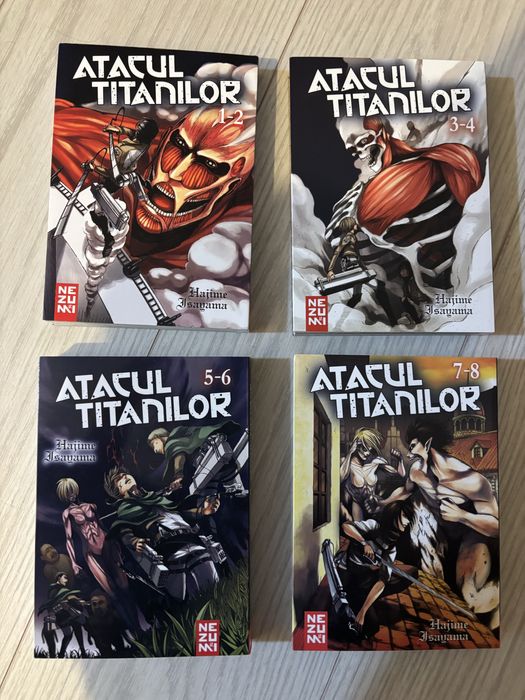 Manga Attack on Titan in lb Romana